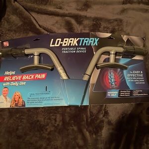 Lo-BakTrax Portable Spinal Traction Device. Help relieve back pain. Still in Box